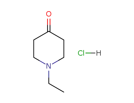 Molecular Structure of 3619-67-8 (4-Piperidinone, 1-ethyl-, hydrochloride)