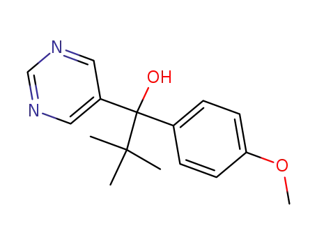 1-(4-Methoxy-phenyl)-2,2-dimethyl-1-pyrimidin-5-yl-propan-1-ol