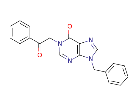 9-Benzyl-1-(2-oxo-2-phenylethyl)-1,9-dihydro-6H-purin-6-one