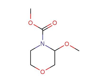Molecular Structure of 78999-68-5 (1-METHOXYMORPHOLINE METHYLCARBAMATE)