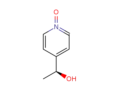 Molecular Structure of 129547-87-1 (4-Pyridinemethanol,alpha-methyl-,1-oxide,(S)-(9CI))