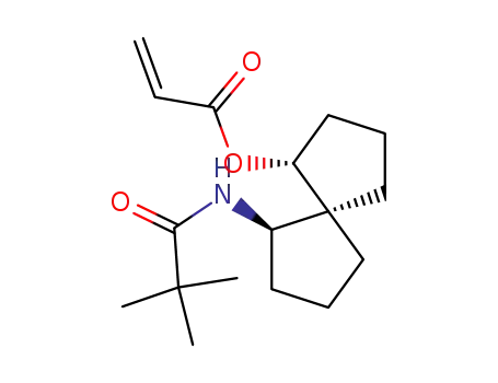 2-Propenoic acid,
(1R,5R,6R)-6-[(2,2-dimethyl-1-oxopropyl)amino]spiro[4.4]non-1-yl ester