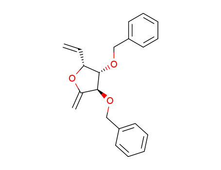 Molecular Structure of 607403-63-4 (1,5,6-trideoxy-1-methylidene-3,4-di-O-benzyl-5-ene-D-glucofuranose)