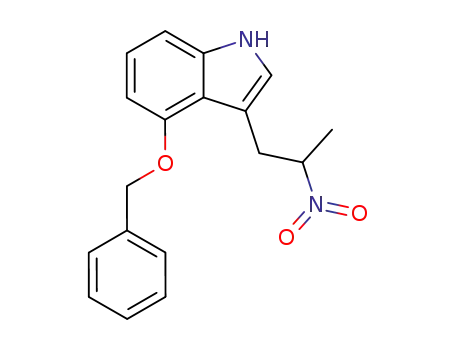 Molecular Structure of 2873-49-6 (1-<4-(benzyloxy)indol-3-yl>-2-nitropropane)