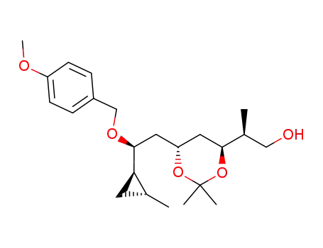 (S)-2-{(4S,6R)-6-[(S)-2-(4-Methoxy-benzyloxy)-2-((1R,2R)-2-methyl-cyclopropyl)-ethyl]-2,2-dimethyl-[1,3]dioxan-4-yl}-propan-1-ol