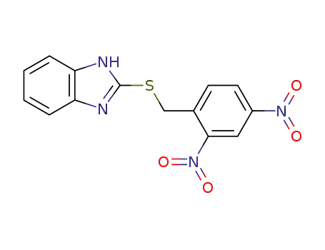 Molecular Structure of 475977-79-8 (2-(2,4-DINITROBENZYLTHIO)-1H-BENZO[D]IMIDAZOLE)