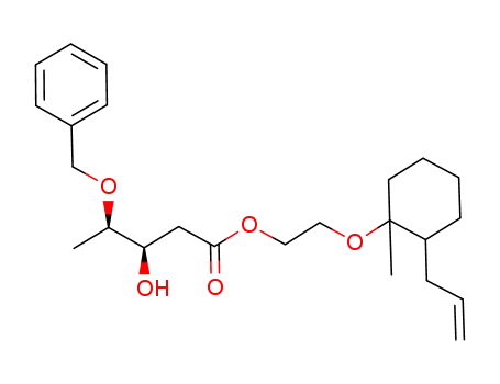 {[(1RS,2RS)-2-allyl-1-methoxycyclohexyl]oxy}ethyl (3R,4R)-4-(benzyloxy)-3-hydroxypentanoate
