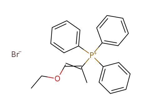Triphenyl-1-ethoxy-propen-<sup>(1)</sup>-yl-<sup>(2)</sup>-phosphoniumbromid