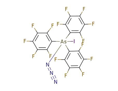 Molecular Structure of 675120-59-9 (Arsorane, azidoiodotris(pentafluorophenyl)-)