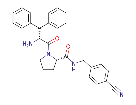 (S)-1-((R)-2-Amino-3,3-diphenyl-propionyl)-pyrrolidine-2-carboxylic acid 4-cyano-benzylamide