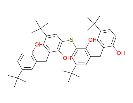 Phenol,
2,2'-thiobis[4-(1,1-dimethylethyl)-6-[[5-(1,1-dimethylethyl)-2-hydroxyphen
yl]methyl]-