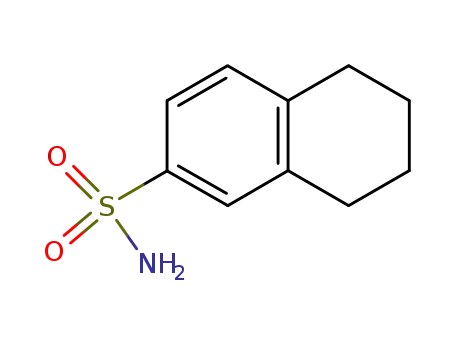 Molecular Structure of 112894-45-8 (5,6,7,8-tetrahydronaphthalene-2-sulfonamide)