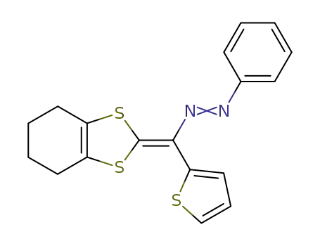 Phenyl-[(4,5,6,7-tetrahydro-benzo[1,3]dithiol-2-ylidene)-thiophen-2-yl-methyl]-diazene
