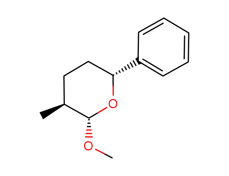 (2S,3S,6R)-2-Methoxy-3-methyl-6-phenyl-tetrahydro-pyran