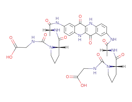 2,8-Bis<(N-carbonyl-Gly-OH)-Pro-D-Ala-NH>epindolidione