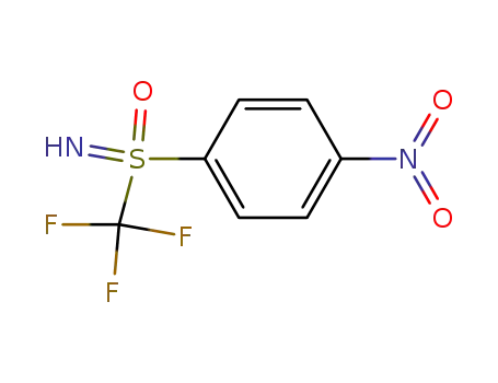 Molecular Structure of 95448-39-8 (Benzene, 1-nitro-4-[S-(trifluoromethyl)sulfonimidoyl]-)