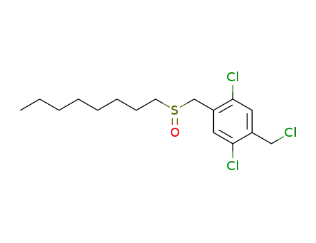 Benzene, 1,4-dichloro-2-(chloromethyl)-5-[(octylsulfinyl)methyl]-