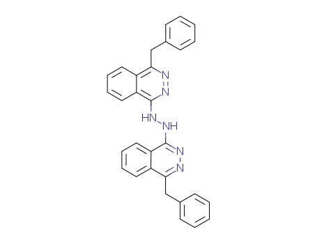 Molecular Structure of 135085-29-9 (1(2H)-Phthalazinone, 4-(phenylmethyl)-,
[4-(phenylmethyl)-1-phthalazinyl]hydrazone)