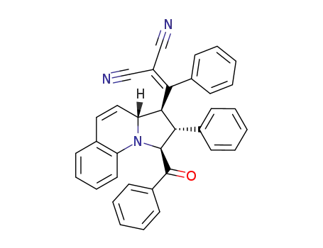 2-[((1S,2R,3R,3aR)-1-Benzoyl-2-phenyl-1,2,3,3a-tetrahydro-pyrrolo[1,2-a]quinolin-3-yl)-phenyl-methylene]-malononitrile