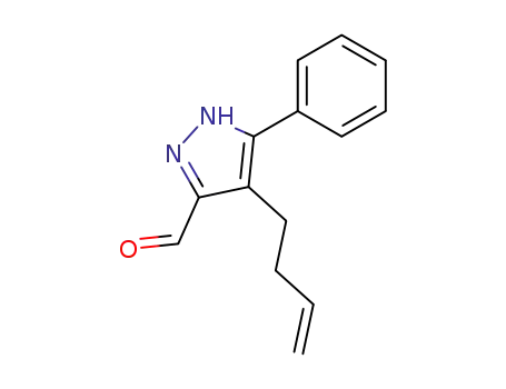 4-but-3-enyl-5-phenyl-1<i>H</i>-pyrazole-3-carbaldehyde