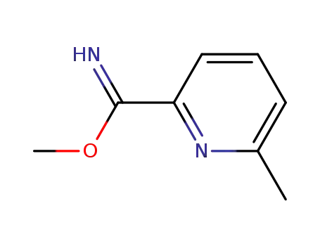 Molecular Structure of 129821-92-7 (2-Pyridinecarboximidicacid,6-methyl-,methylester(9CI))