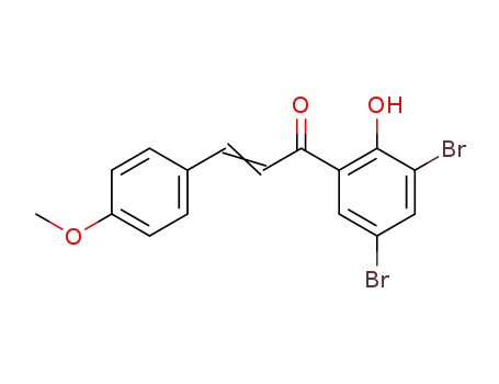 2-Propen-1-one,
1-(3,5-dibromo-2-hydroxyphenyl)-3-(4-methoxyphenyl)-