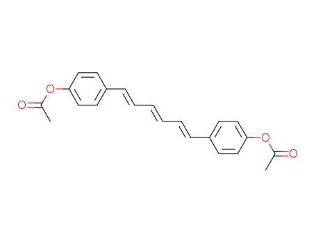 (E,E,E)-1,6-bis-(p-acetoxyphenyl)-1,3,5-hexatriene
