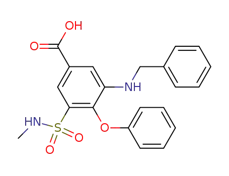 Benzoic acid,
3-[(methylamino)sulfonyl]-4-phenoxy-5-[(phenylmethyl)amino]-