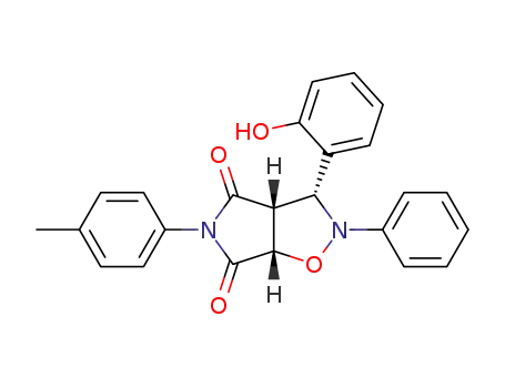 3-(2-hydroxyphenyl)-5-(4-methylphenyl)-2-phenyl-4H-2,3,3a,5,6,6a-hexahydropyrrolo[3,4-d]isoxazole-4,6-dione