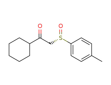 1-Cyclohexyl-2-((S)-toluene-4-sulfinyl)-ethanone
