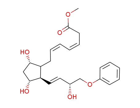16-phenoxy-17,18,19,20-tetranor-3,4-cis-didehydroprostaglandin F<sub>2α</sub> methyl ester