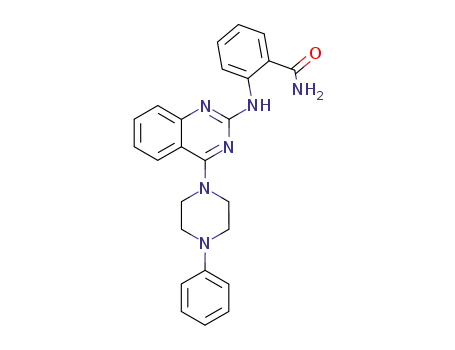Benzamide, 2-[[4-(4-phenyl-1-piperazinyl)-2-quinazolinyl]amino]-