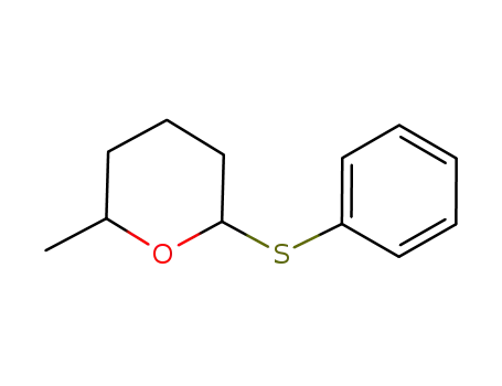 Molecular Structure of 193539-57-0 (2H-Pyran, tetrahydro-2-methyl-6-(phenylthio)-)