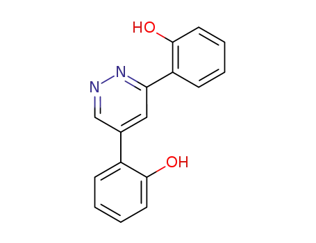 Molecular Structure of 122763-54-6 (3,5-bis(2-hydroxyphenyl)pyridazine)