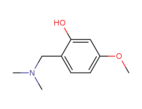 Molecular Structure of 115320-07-5 (Phenol, 2-[(dimethylamino)methyl]-5-methoxy-)