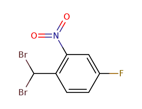 Molecular Structure of 23077-55-6 (4-Fluor-2-nitrobenzalbromid)