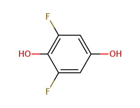 Molecular Structure of 84959-65-9 (1,4-Benzenediol,2,6-difluoro-(9CI))