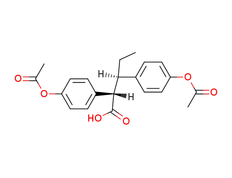 (2R*,3S*)-2,3-bis(4-acetoxyphenyl)pentanoic acid