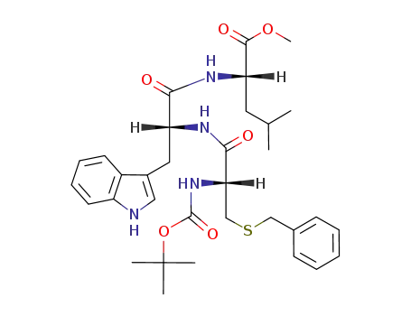 N-tert-butoxycarbonyl-L-cysteinyl(Bzl)-D-tryptophyl-L-leucine methyl ester