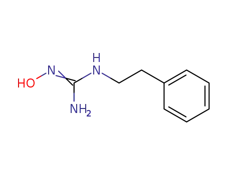 Molecular Structure of 172922-13-3 (Guanidine, N-hydroxy-N'-(2-phenylethyl)-)