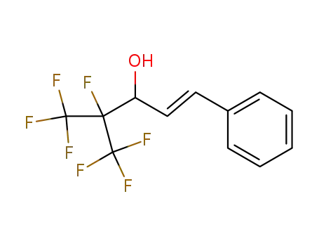 1-Penten-3-ol, 4,5,5,5-tetrafluoro-1-phenyl-4-(trifluoromethyl)-