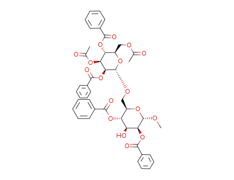 methyl 2,4-di-O-benzoyl-6-O-(3,6-di-O-acetyl-2,4-di-O-benzoyl-α-D-mannopyranosyl)-α-D-mannopyranoside