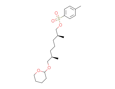 Toluene-4-sulfonic acid (2S,6R)-2,6-dimethyl-7-(tetrahydro-pyran-2-yloxy)-heptyl ester