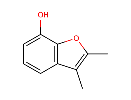 Molecular Structure of 3782-02-3 (2,3-dimethyl-1-benzofuran-7-ol)