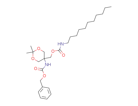5-N-(benzyloxycarbonyl)amino-5-N'-undecylcarbamoyloxymethyl-2,2-dimethyl-1,3-dioxane