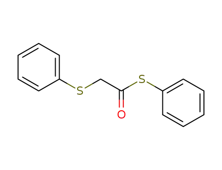 Molecular Structure of 18629-59-9 (Ethanethioic acid, (phenylthio)-, S-phenyl ester)