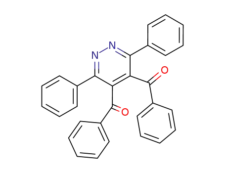 Molecular Structure of 89449-76-3 (Methanone, (3,6-diphenyl-4,5-pyridazinediyl)bis[phenyl-)