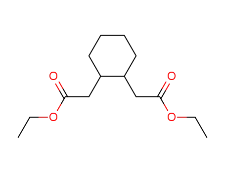 Molecular Structure of 92371-45-4 (1,2-Cyclohexanediaceticacid, 1,2-diethyl ester)