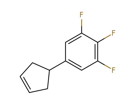 Molecular Structure of 599204-63-4 (Benzene, 5-(3-cyclopenten-1-yl)-1,2,3-trifluoro-)