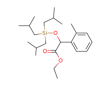 ethyl (2-methylphenyl){[tris(2-methylpropyl)silyl]oxy}acetate